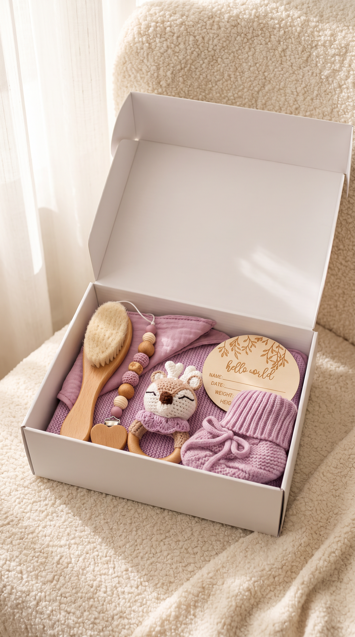 Newborn Baby Gift Set - LILAC
