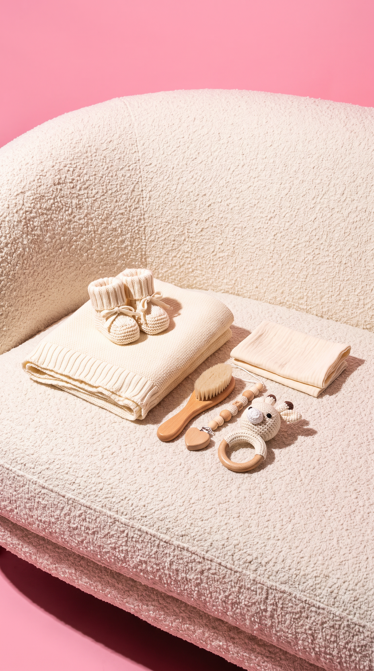 Newborn Baby Gift Set - CREAM